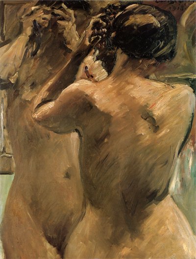 Girl in Front of the Mirror by Lovis Corinth